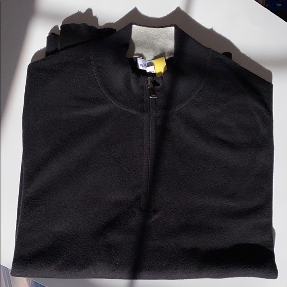 XXL Peter Millar 1/4 Zip Sweater 67% Pima Cotton, 9% Silk, 3% Cashmere 21% Nylon - Picture 5 of 16